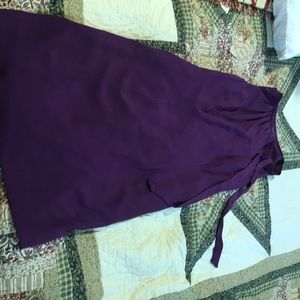 Ann Taylor Outlet Purple Sheath Dress 0